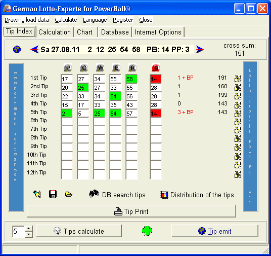 Hoffmanns Lotto-Experte Powerball US screen shot